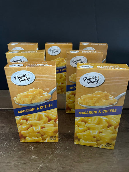 Lot/7 Premier Pantry Macaroni & Cheese Pasta in Cheddar Sauce 7-7.25oz Boxes 11/2024