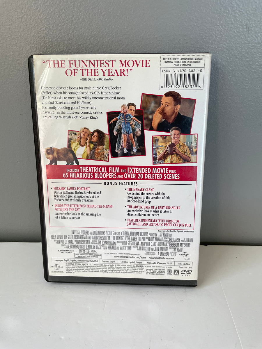 a* Movie DVD MEET THE FOCKERS (DVD, 2005, Widescreen )De Niro Stiller –  Touched By Time Treasures