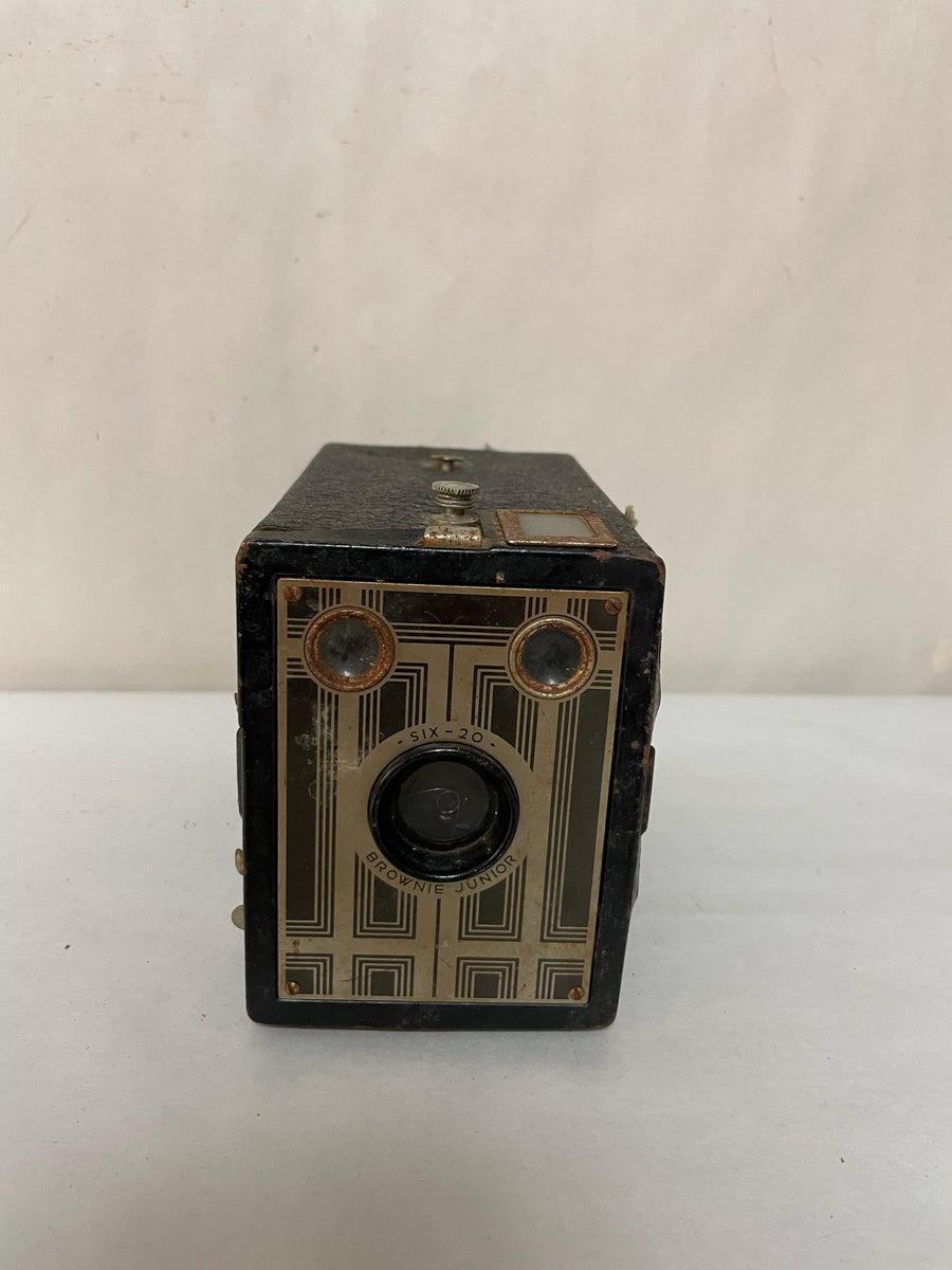 Vintage Kodak Brownie Junior Six-20 620 Roll Film Box Camera Art