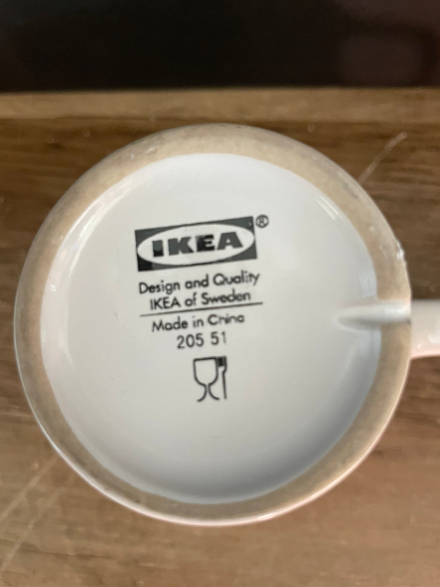 IKEA White Stackable Coffee Mugs New - 50 Cents Each - 2 for $ 1
