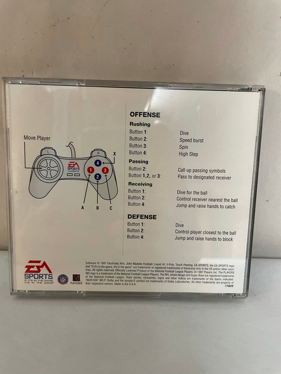 € Vintage EA Sports Madden NFL 97 CD-ROM Disc 1 (PC, 1996) Windows 95 –  Touched By Time Treasures