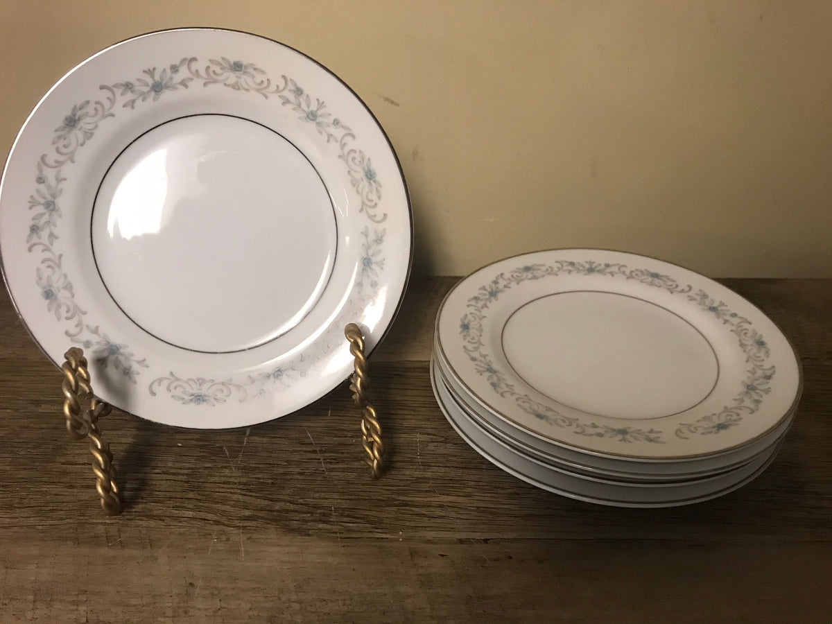 Vintage Set/5 Mikasa Fine China DEBORAH #8291 6.25” Dessert Bread Plates