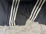 +* Mens Large Adidas Clima365 Track Pants Black 3-stripe Mesh Lined Joggers Warm-Up Activewear