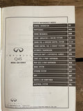 Vintage Service Repair Manual Infiniti Q45, 1989, in Box