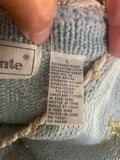 *^ Vintage Women’s Large 90s Belle Pointe Knit Cardigan Winter Christmas Church Sweater