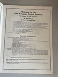 Vintage 31st Annual URBANNA (Virginia) Oyster Festival Program Nov 1988
