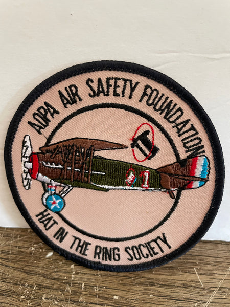 + Aircraft Owners Pilots Association AOPA Air Safety Foundation Hat In The Ring Society Patch