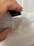 +* Womens Juniors Medium White Lace Top Tank Sleeveless by Wrapper