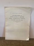 +*Vintage Etowah Indian Mounds Explorations Carterville Georgia 1954-1956 2 Booklets