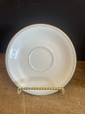 Vintage Rosenthal Selb Germany GRAY DAWN 5.75” Saucer Set of 9 Gold rim, gray band