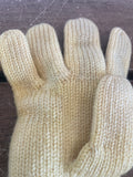 +* Women’s Juniors Yellow Winter Cable Knit Gloves Thick One Size