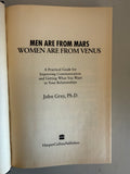 +* Vintage Men Are From Mars Women Are From Venus John Gray PhD Reprint 1992 Hardcover