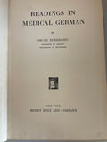 +* Readings in Medical German by Oscar Burkhard HC 1931