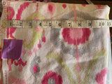 + New RICHLOOM Fabrics Cotton Sewing Fabric Pink, Gray & Yellow Design 2+ Yards x 45”