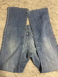 +* The Diva Old Navy Womens/Juniors Blue Jeans Size 2 Short Boot Cut Flare (paint splatter)