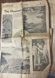 +* AS-IS Vintage Bristol (VA-TN) Herald Courier The Mountain Empire Story Jan 1968 Newspaper
