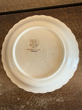 +* Vintage 1940s Sebring Golden Ware Indian Tree 8” Serving Bowl 22 Carat Gold Rim