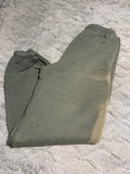 +* Blemished Mens Large WILSON Olive Green Joggers Sweatpants Basketball Warm Up Pants Activeware Pockets