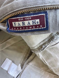+* Mens Brown Khaki Chino Pants By Farah Sportwear 33x30 Cotton