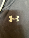 +* Mens Under Armour Loose Medium Black Sweatshirt Hoodie Long Sleeve Zip Up