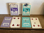 <€€ Set/2 BEE Casino Quality Playing Cards #92 HARRAH'S CASINO Shreveport & Las Vegas
