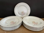 <€€ LEGENDARY by Noritake Easthampton #3491 China Set/11 8” Dessert/Salad Plates