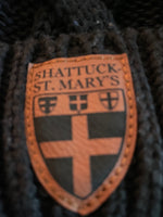 Womens/Juniors Black Shattuck St Mary’s Winter Knitted Hat With Faux Pom Warm One Size