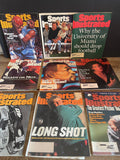 +^ Vintage SPORTS ILLUSTRATED Magazine Lot/18 1995 Montana Garnett Tyson Daly Maddux Jordan