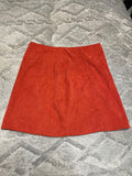 +* Women’s/Juniors Small Corduroy Mini  Skirt Rusty Orange by GB Girls
