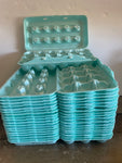 <€€ Styrofoam (12) Egg Cartons Empty Hold 18 Large Eggs Each Chicken Poultry Seedling Crafts