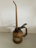 +* Vintage Dutton-Lainson Co. Finger Trigger Pump Oil Can & Oiler Copper Color Long Nozzle