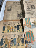 € AS-IS Antique 1903 Newspaper St Louis Globe Democrat Ephemera Delicate Lot#3