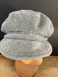 * Womens/Juniors Ganteb’s France Gray Winter Hat Cap with Bill One Size