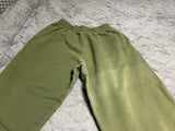 +* Blemished Mens Large CHAMPION Olive Green Joggers Sweatpants Basketball Warm Up Pants Activeware Pockets