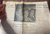 +* AS-IS Vintage Bristol (VA-TN) Herald Courier JFK Kennedy Death of Infant Son Patrick Aug 10 1963 Newspaper
