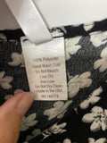 +* Womens/Juniors Small Black Floral Short Dress by Rush