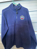 [Meas] €*^ Mens Medium PROSPIRIT Blue Shark Optics Pro Poker Eyewear 3/4 Zip Up Fleece Jacket