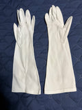 +* Vintage Fownes Royale Size 7 13.5” Womens Long White 100% Double Woven Cotton Opera Evening Gloves
