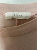 +* Women’s Junior’s Y2K Small Oversized T-shirt by Lush  Pink Handkerchief Hemline