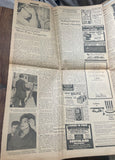 +* AS-IS Vintage Orlando Sentinel Sniper Slays JFK Kennedy Assassination Nov 23 1963 Newspaper