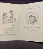 New Greeting Card HUSBAND HAPPY ANNIVERSARY w/ Envelope American Greetings