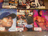 +^ Vintage SPORTS ILLUSTRATED Magazine Lot/12 1996 Pitino Yankees, Ted Williams Farve Tiger Woods