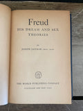 € Freud His Dream and Sex Theories by Joseph Jastrow Eighth Printing Oct 1946 Blue HC