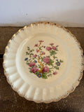 +* Vintage 1940s Sebring Golden Ware Indian Tree Set/4 7” Salad/Dessert Plates 22 Carat Gold Rim