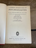 € Sigmund Freud: A General Introduction to Psycho-Analysis Red Hardcover 1943