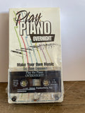 + New PLAY PIANO OVERNIGHT Series 1987 45 minute lesson VHS & Cassette
