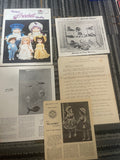 +* Vintage Lot Crochet & CrossStitch Craft Books Dolls Mobile Pillow Tablecloth Baby Monkey