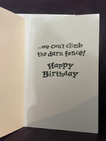 New Greeting Card HAPPY BIRTHDAY HUMOR w/ Envelope Tender Thoughts Cards