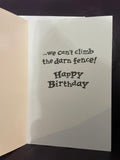 New Greeting Card HAPPY BIRTHDAY HUMOR w/ Envelope Tender Thoughts Cards