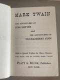 Vintage MARK TWAIN The Adventures of Tom Sawyer and The Adventures of Huckleberry Finn Hardcover 1960